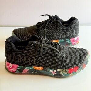 NOBULL Black Floral Women's Sneakers
